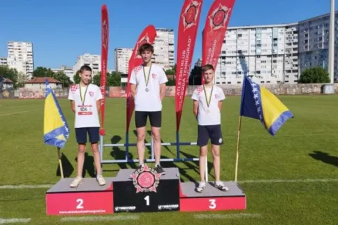 Devet medalja za AK Brotnjo na Državnom prvenstvu BiH za mlađe kadete 