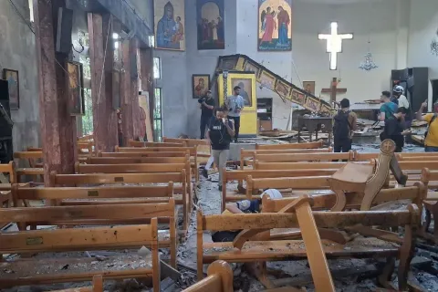 Napad na crkvu u Siriji