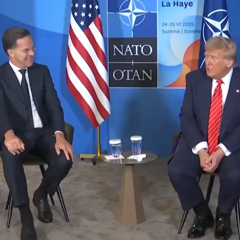 Rutte i Trump