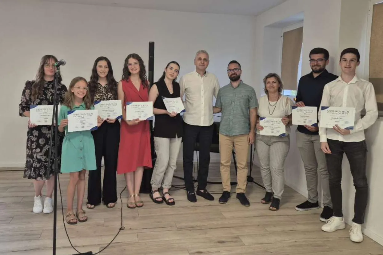 Završnim koncertom okončan glazbeni tečaj HKD-a Napredak u Mostaru