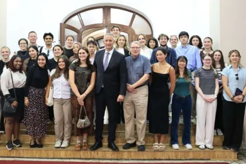 Galić sa studentima iz Bostona