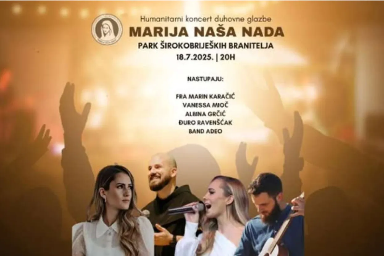 Humanitarni koncert duhovne glazbe u Širokom Brijegu 