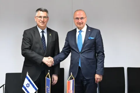 Gideon Sa'ar i Gordan Grlić Radman