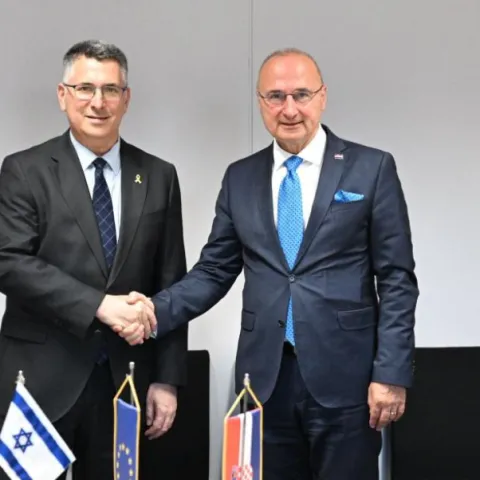 Gideon Sa'ar i Gordan Grlić Radman