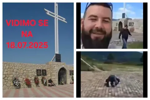 Skandalozno provociranje Hrvata na Pješčari uz klanjanje, prijetnje i uvrede