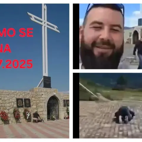 Skandalozno provociranje Hrvata na Pješčari uz klanjanje, prijetnje i uvrede