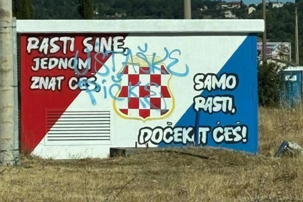 Novi incident u Stocu: Ispisana sramna poruka na zastavi hrvatskog naroda u BiH