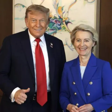 Trump i von der Leyen