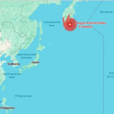 Potres na Kamčatki