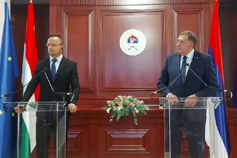 Peter Szijjarto i Milorad Dodik