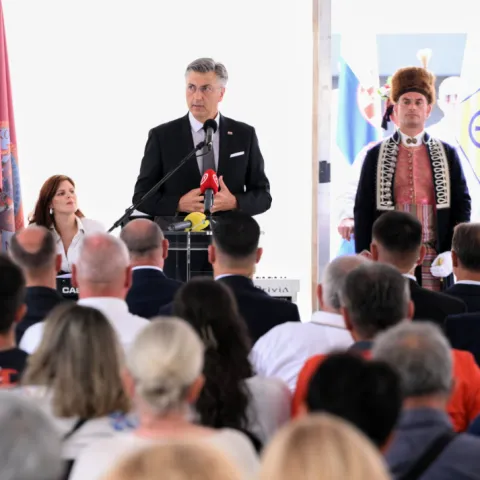 Andrej Plenković u Sinju