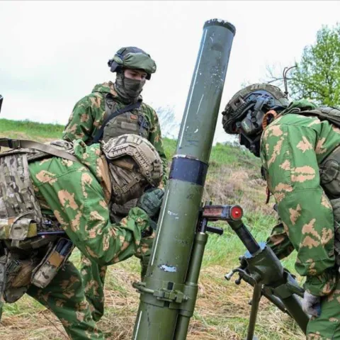 Ruski vojnici (ilustracija)