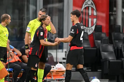 Modrićev debi u dresu Milana