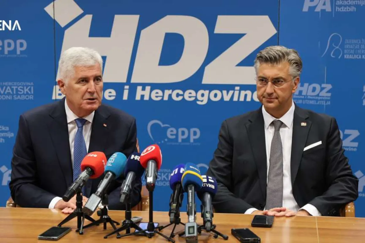 Dragan Čović i Andrej Plenković