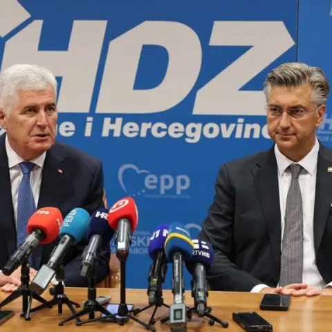 Dragan Čović i Andrej Plenković