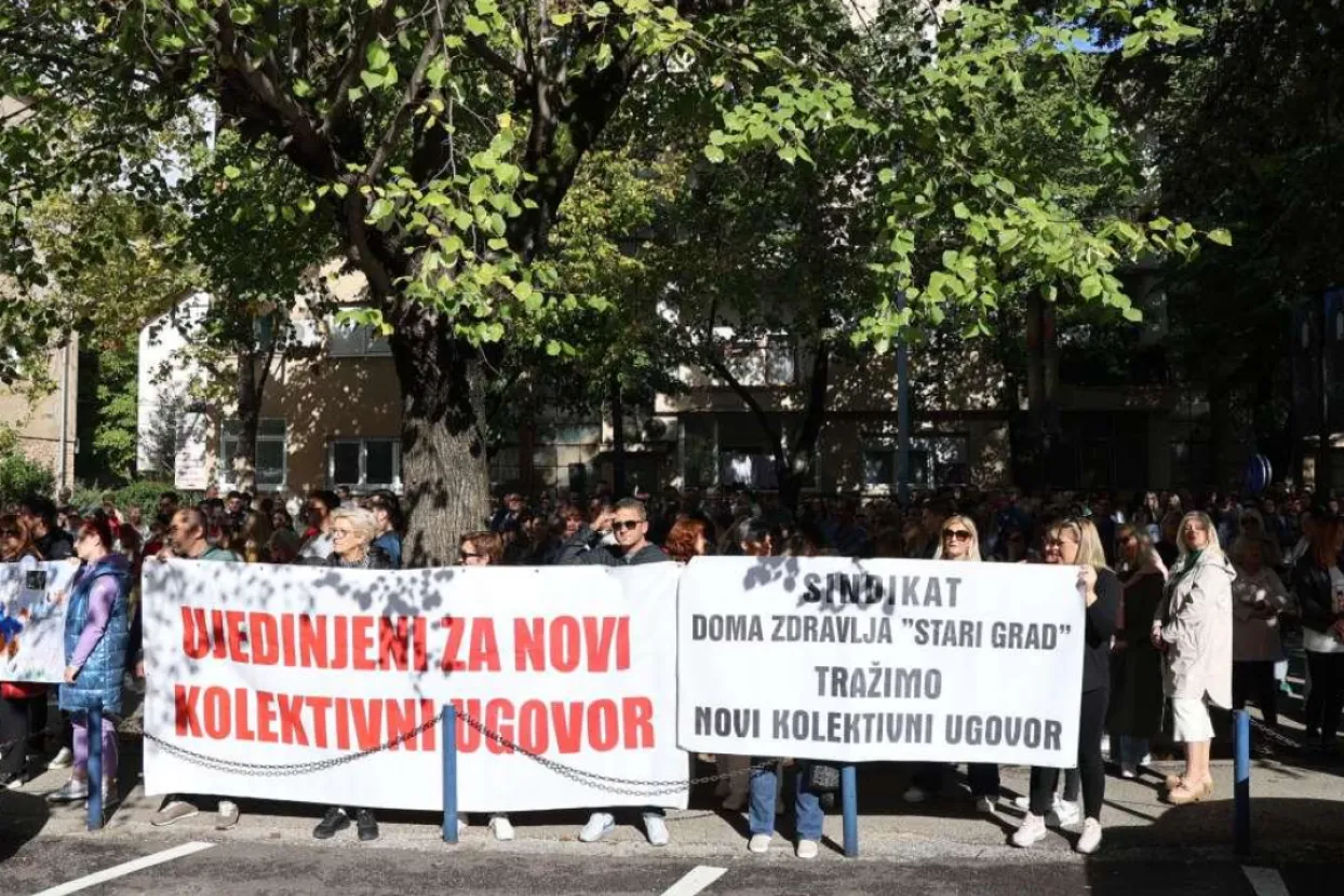 Generalni štrajk zdravstvenih djelatnika HNŽ