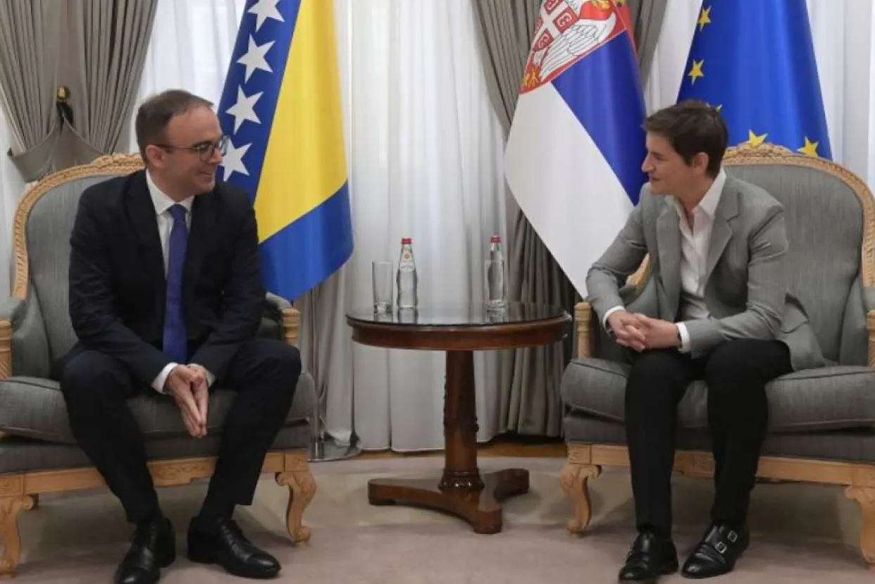 Aleksandar Vranješ i Ana Brnabić