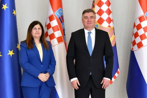 Varsen Aghabekian i Zoran Milanović