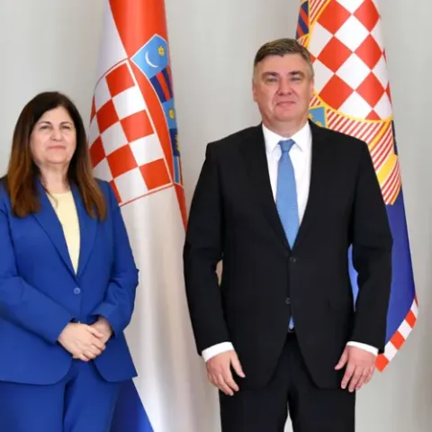 Varsen Aghabekian i Zoran Milanović