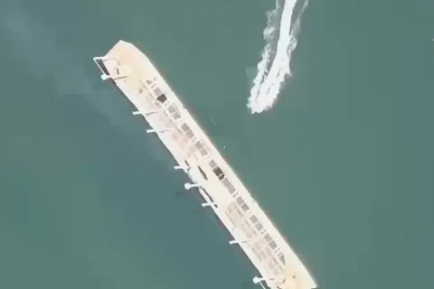 Uništenje ukrajinskog broda