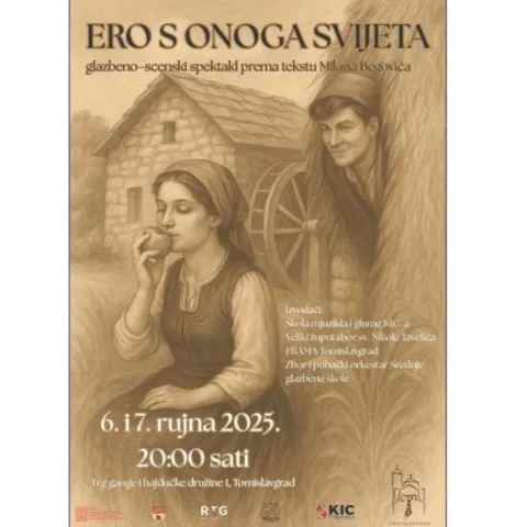 Veliki kulturni događaj u Tomislavgradu: Glazbeno-scenski spektakl "Ero s onoga svijeta" 