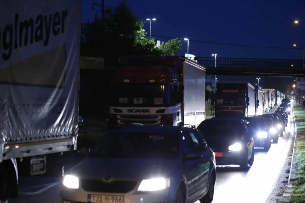 Prosvjed prijevoznika u BiH