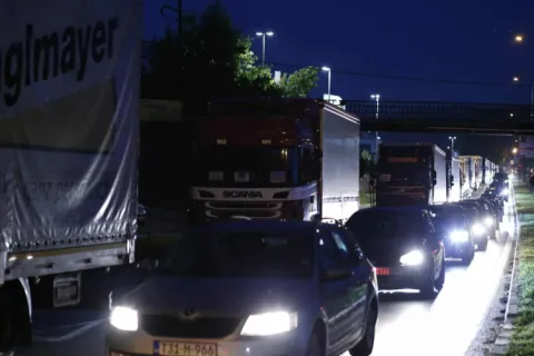 Prosvjed prijevoznika u BiH
