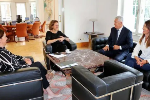 Dragan Čović razgovarao s Ninom Obuljen Koržinek