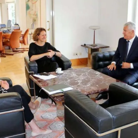 Dragan Čović razgovarao s Ninom Obuljen Koržinek