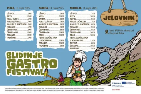 Hercegovački specijaliteti i domaći proizvodi na Gastro festivalu Blidinje