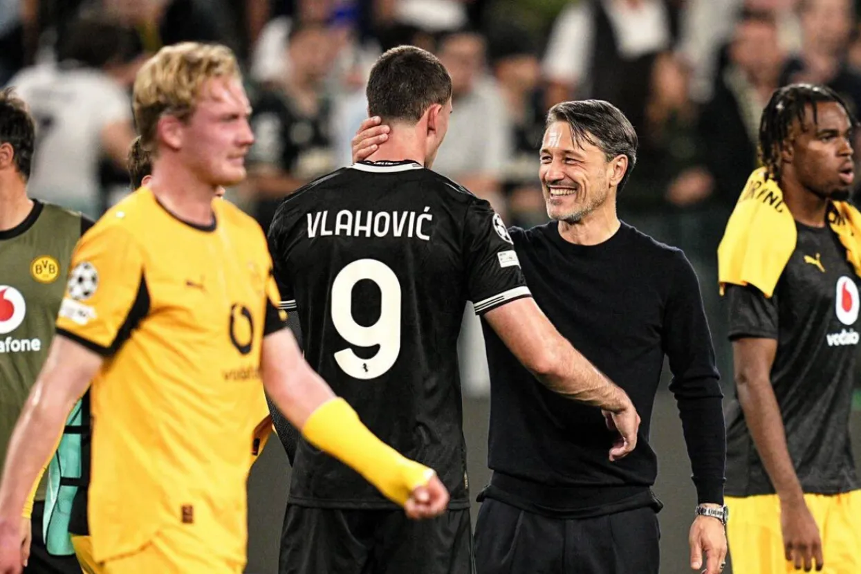 Dušan Vlahović i Niko Kovač