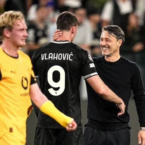 Dušan Vlahović i Niko Kovač