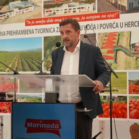Gradonačelnik Mostara otvorio prvu tvornicu za preradu voća i povrća u Hercegovini 