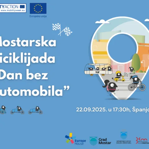 Mostarska biciklijada na Dan bez automobila