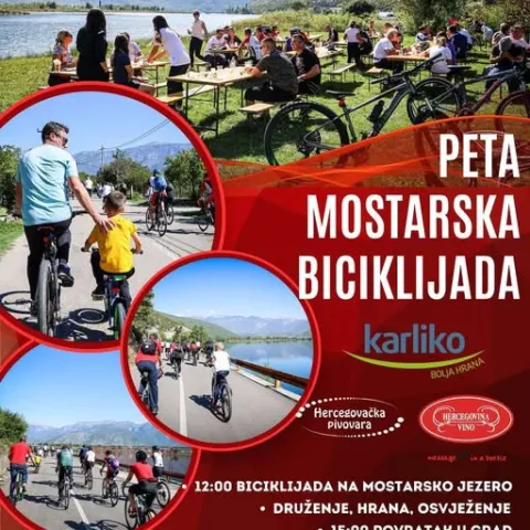 Mostarska biciklijada ponovno okuplja ljubitelje biciklizma svih generacija
