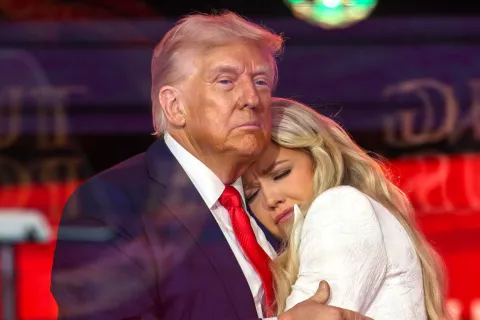 Donald Trump i Erika Kirk