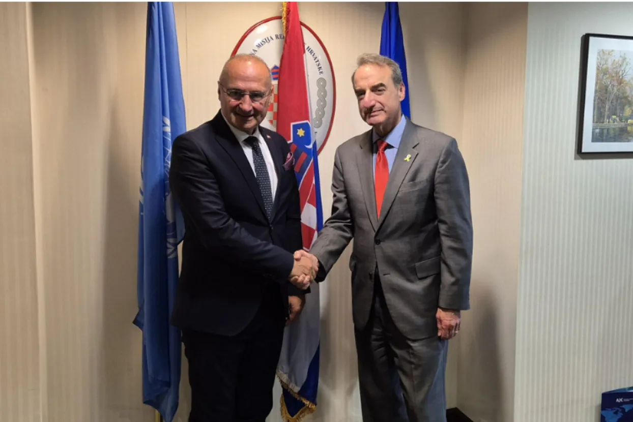 Grlić Radman se u New Yorku sastao s predstavnicima židovskih organizacija