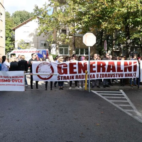 Štrajk zdravstvenih radnika u HNŽ