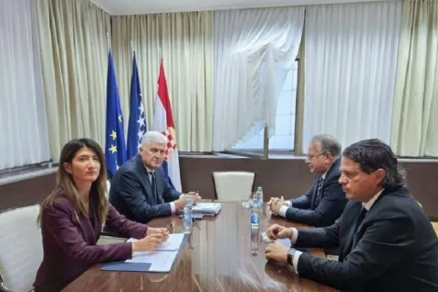 Čović i Nikšić na sastanku u Sarajevu