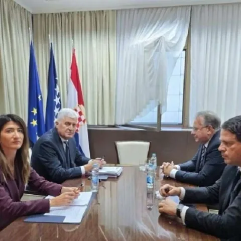 Čović i Nikšić na sastanku u Sarajevu