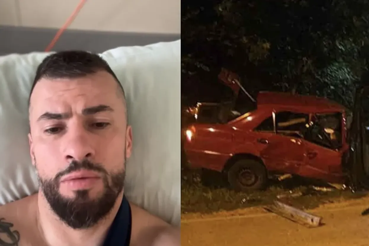 Prometna nesreća u kojoj je sudjelovao Beljo