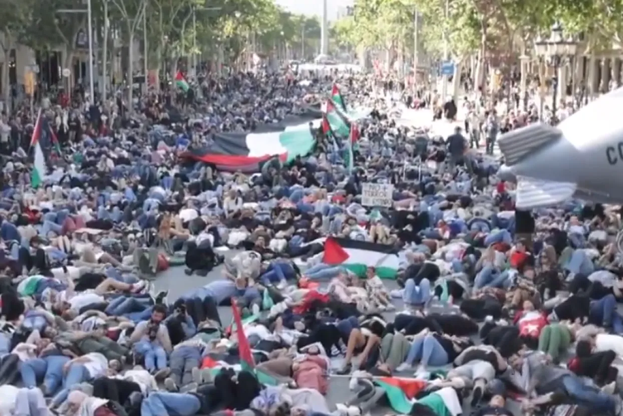 Propalestinski prosvjedi u Barceloni