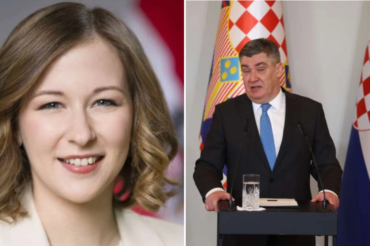 Claudia Plakolm i Zoran Milanović