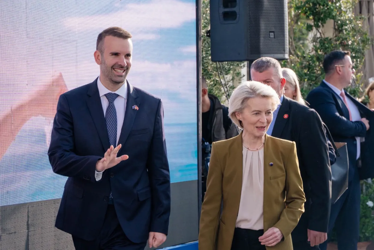 Milojko Spajić i Ursula von der Leyen