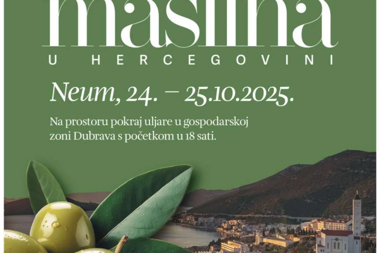 'Dani berbe maslina' 24. i 25. listopada u Neumu