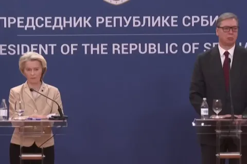 Von der Leyen i Vučić