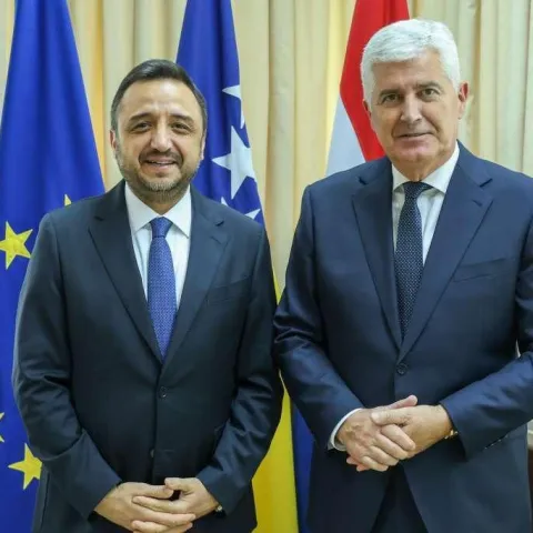 Čović s veleposlanikom Republike Turske u BiH Eminom Aksekijem