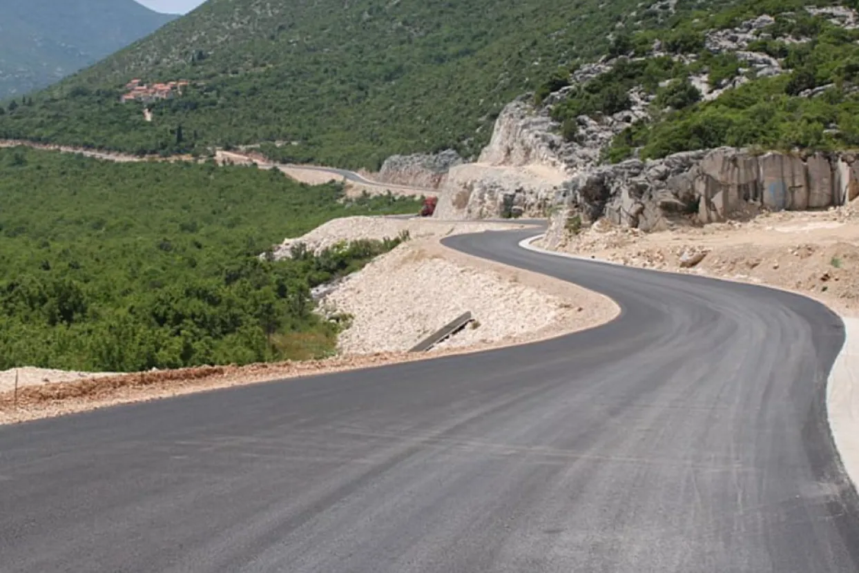 Otvorenje nove ceste od Ravnog do granice RH kod Slanog