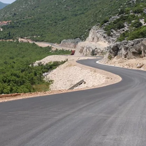 Otvorenje nove ceste od Ravnog do granice RH kod Slanog