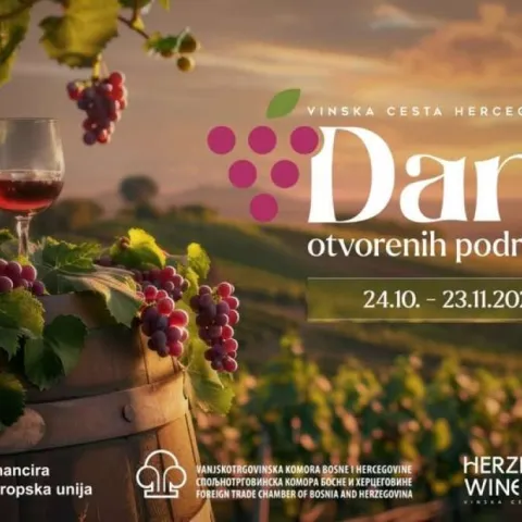 Dani otvorenih podruma 'Vinske ceste Hercegovine', promocija eno-gastronomije i turizma